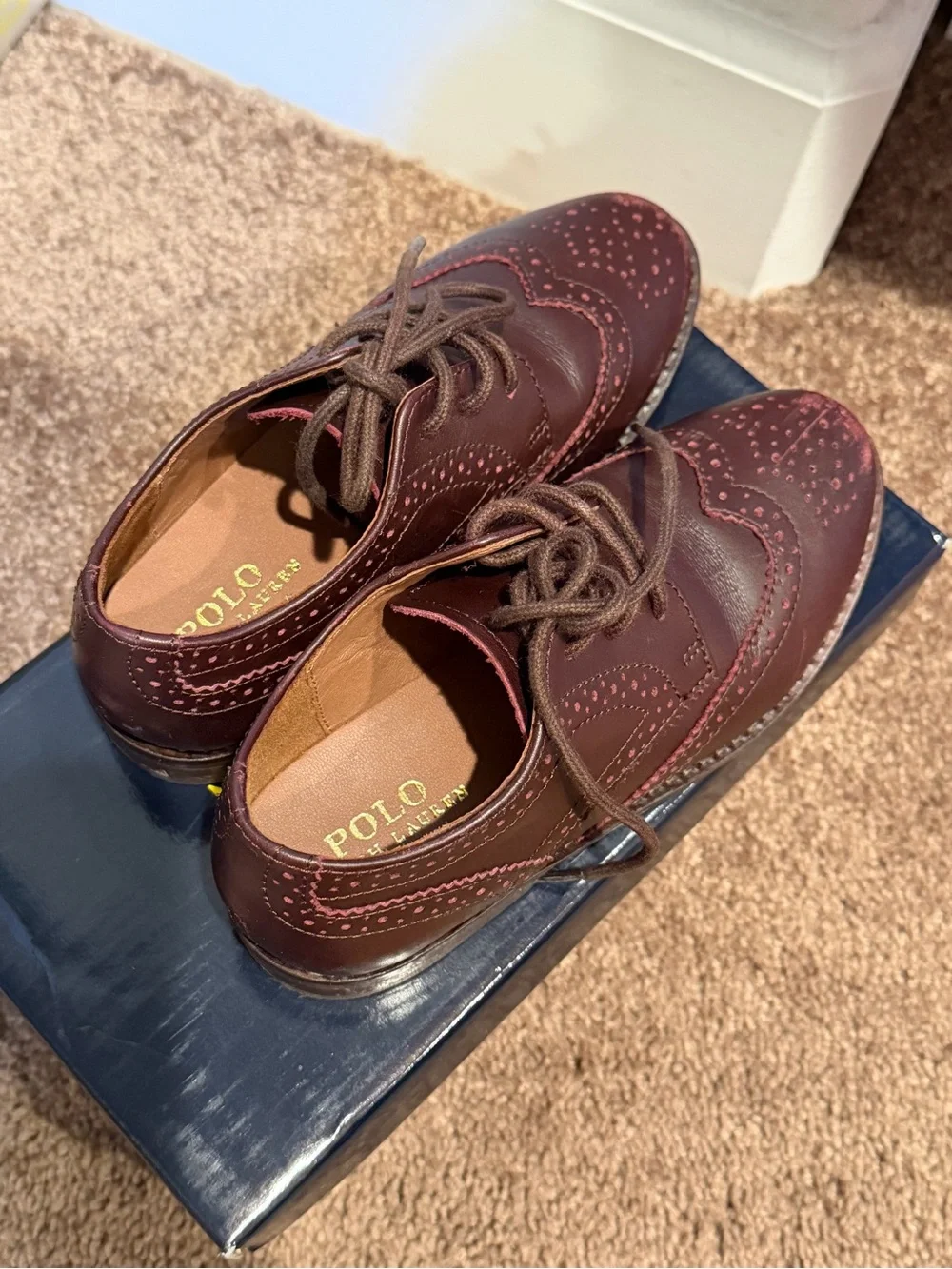 Polo by Ralph Lauren Boys Wingtip Oxfords